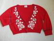 New Xmas Red Embroidered Cardigan Next 14
