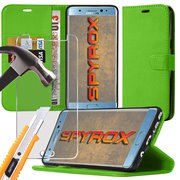 Sony Xperia XZ Faux Leather Case by Spyrox - Flip Cover Case with Temp