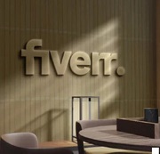 Convert Your Logo into 3d Signage Mockup